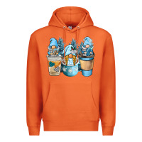 Carrot winter coffee gnome Premium Hoodie - BarkalooDesign