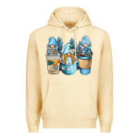 Pina Colada winter coffee gnome Premium Hoodie - BarkalooDesign