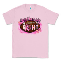 Bubblegum Pink together we fight football Classic Tee - BarkalooDesign