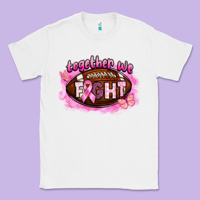 Together We Fight Football Classic Tee Designed By Barkaloodesign