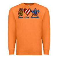 Carrot Peace Love Fireworks Premium Sweatshirt - Jasminsmagicworld