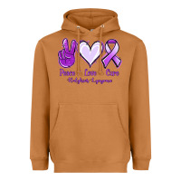Meerkat Peace Love Cure Odgkins Lympoma Heavyweight Hoodie - Jasminsmagicworld