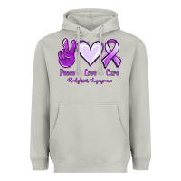 Moon Dust Peace Love Cure Odgkins Lympoma Heavyweight Hoodie - Jasminsmagicworld