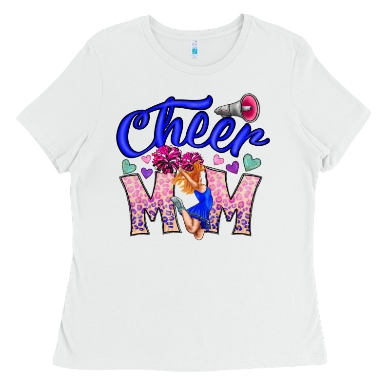 Cheer Mom Ladies Tee by CowhideDigitalArt | Teevron