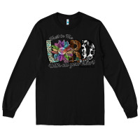 Black trust in the lord with all your heart Long Sleeve Tee - SublimationCraftShop