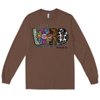 Chestnut trust in the lord with all your heart Long Sleeve Tee - SublimationCraftShop