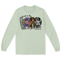 Matcha trust in the lord with all your heart Long Sleeve Tee - SublimationCraftShop