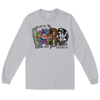 Moon Dust trust in the lord with all your heart Long Sleeve Tee - SublimationCraftShop