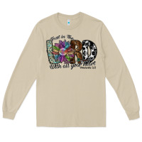 Mushroom trust in the lord with all your heart Long Sleeve Tee - SublimationCraftShop
