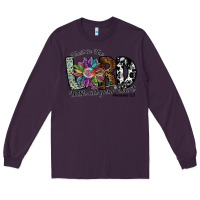 Plum trust in the lord with all your heart Long Sleeve Tee - SublimationCraftShop