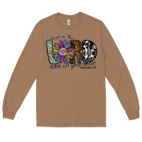 Toasted Coconut trust in the lord with all your heart Long Sleeve Tee - SublimationCraftShop