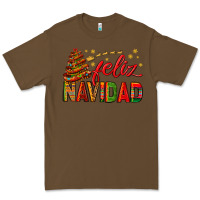 Cacao Feliz Navidad With Sombrero Tree Premium Tee - BundleAndBundleShop