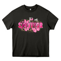 Asphalt I' m survivor Breast Cancer Heavy Core Tee - FaDigitalArtStudio