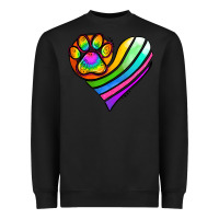Black Pride Heart Heavyweight Sweatshirt - Jasminsmagicworld