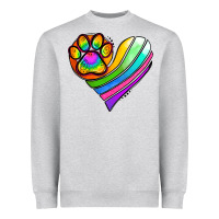 Pride Heart Heavyweight Sweatshirt | Teevron
