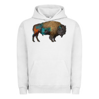 Pigment Lunar Rock leopard bison Urban Hoodie - RanaPortraitStore