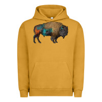 Pigment Peanut Butter leopard bison Urban Hoodie - RanaPortraitStore
