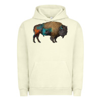 Pigment Pistachio leopard bison Urban Hoodie - RanaPortraitStore