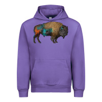 Tulip leopard bison Urban Hoodie - RanaPortraitStore