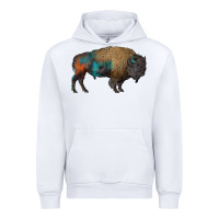 White leopard bison Urban Hoodie - RanaPortraitStore