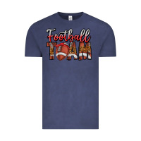 Vintage Denim football team Vintage Tee - CowhideDigitalArt