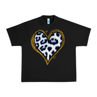 Black Dalmatians Heart Gold Glitter Urban Heavy Tee - Jasminsmagicworld