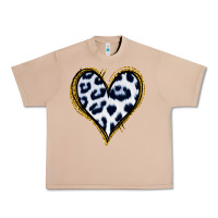 Burro Dalmatians Heart Gold Glitter Urban Heavy Tee - Jasminsmagicworld
