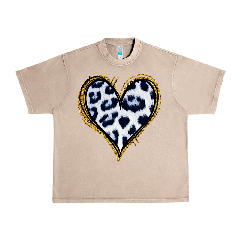 Dalmatians Heart Gold Glitter Urban Heavy Tee by Jasminsmagicworld | Teevron