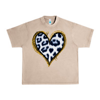 French Oak Dalmatians Heart Gold Glitter Urban Heavy Tee - Jasminsmagicworld