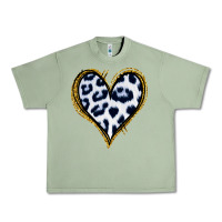 Oil Green Dalmatians Heart Gold Glitter Urban Heavy Tee - Jasminsmagicworld