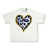 Pistachio Dalmatians Heart Gold Glitter Urban Heavy Tee - Jasminsmagicworld