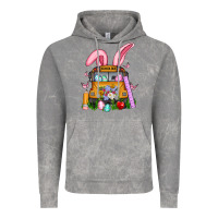 Cloud Rock school bus easter Vintage Hoodie - Artiststas