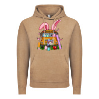 Vintage Coffee school bus easter Vintage Hoodie - Artiststas
