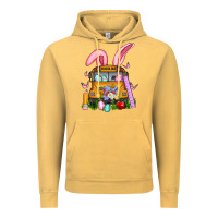 Vintage Mustard school bus easter Vintage Hoodie - Artiststas