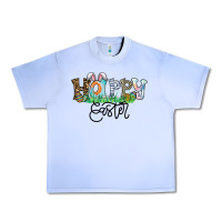 Grape Ice Happy Easter Urban Heavy Tee - CowhideDigitalArt