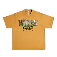 Peanut Butter Happy Easter Urban Heavy Tee - CowhideDigitalArt