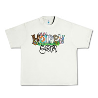 Pistachio Happy Easter Urban Heavy Tee - CowhideDigitalArt