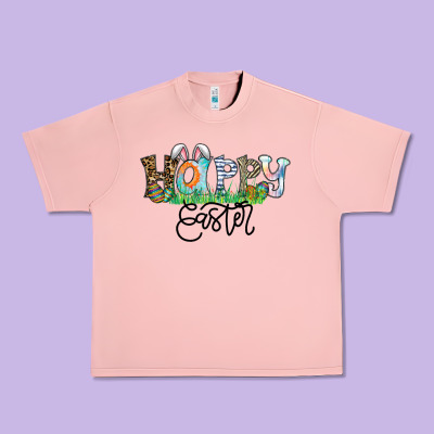 Happy Easter Urban Heavy Tee Designed By Cowhidedigitalart