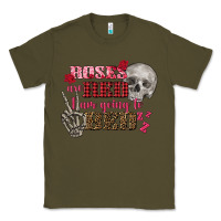 Army Green Valentine's Day roses are red i am going to bed Classic Tee - FaDigitalArtStudio