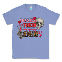 Colony Blue Valentine's Day roses are red i am going to bed Classic Tee - FaDigitalArtStudio
