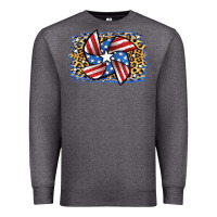 Charcoal Heather 4th of July Pinwheel Premium Sweatshirt - Jasminsmagicworld