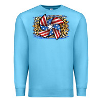 Ocean Blue 4th of July Pinwheel Premium Sweatshirt - Jasminsmagicworld