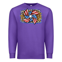 Purple 4th of July Pinwheel Premium Sweatshirt - Jasminsmagicworld