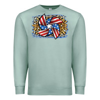 Seafoam 4th of July Pinwheel Premium Sweatshirt - Jasminsmagicworld