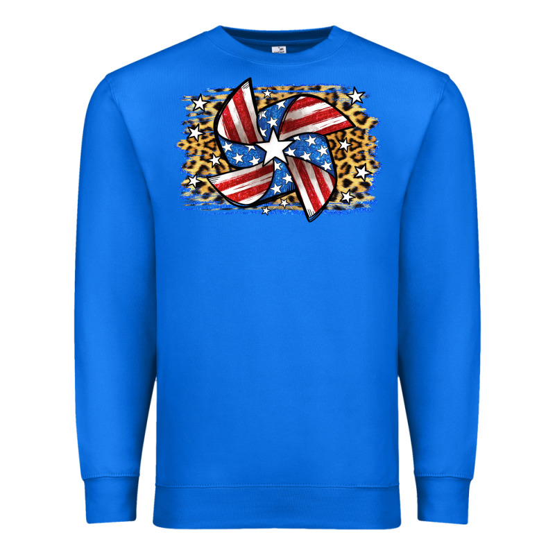 4th Of July Pinwheel Premium Sweatshirt by Jasminsmagicworld | Teevron