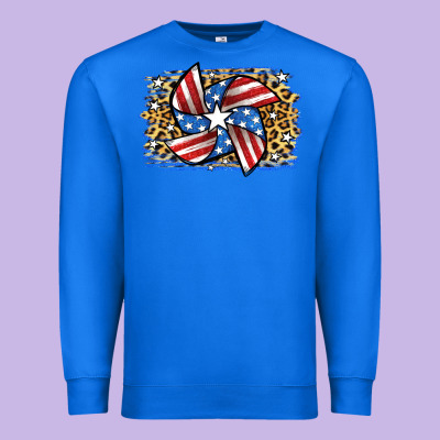 4th Of July Pinwheel Premium Sweatshirt Designed By Jasminsmagicworld