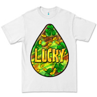 White St.patrick's teardrop earrings Premium Tee - FaDigitalArtStudio
