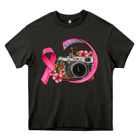 Asphalt floral cancer ribbon vintage camera Heavy Core Tee - FaDigitalArtStudio