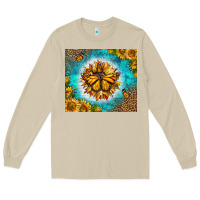Mushroom Monarch Butterfly Sunflower Long Sleeve Tee - LillyAllenDesigns