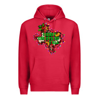 Cardinal merry Christmas y'all Texas map Premium Hoodie - BarkalooDesign